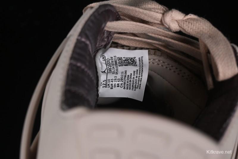 Nike A Ma Maniere x Air Jordan 4 Retro "Fossil Stone" Sneakers - FZ4810-200