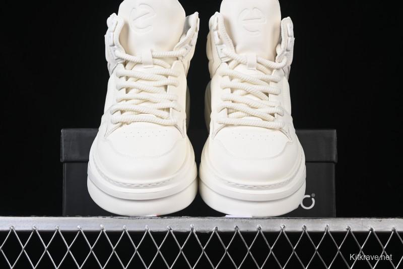 Ecco Soft 8 Anniversary Series Innovative Anti-Slip Simple High-Top Wear-Resistant Casual Shoes - 81771301002