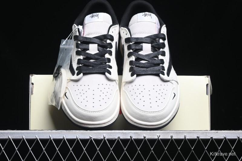 Nike Travis Scott x Fragment Design x Air Jordan 1 Low OG SP Casual Sneakers - XZ6868-002