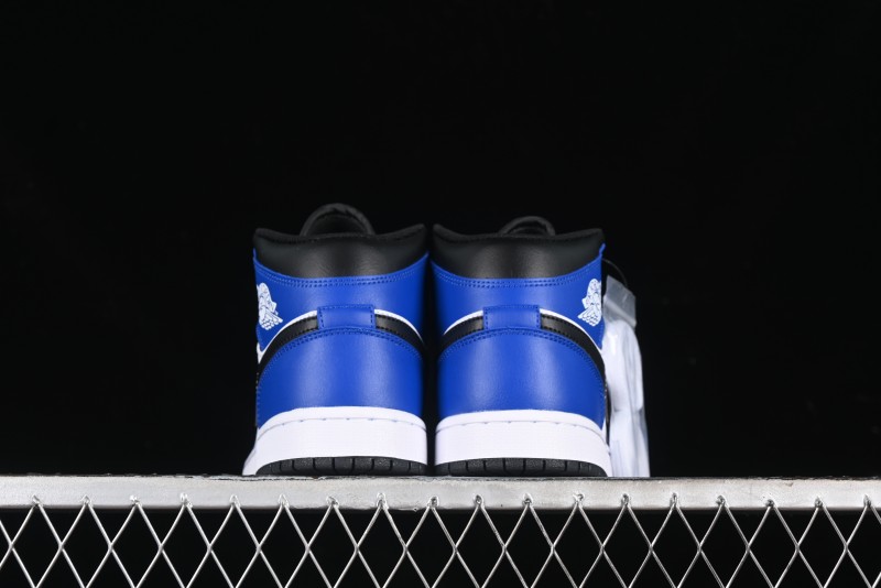Nike Air Jordan 1 Mid AJ1 Basketball Shoes White Blue - DQ8423-402