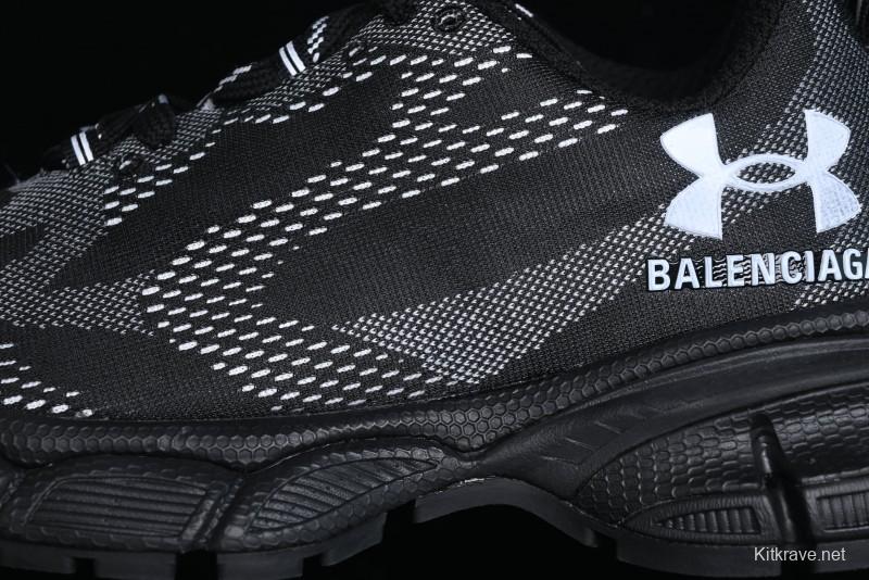 Under Armour x Balenciaga 3XL Sneakers Low-Top Retro Chunky Dad Shoes - W3XUA1090