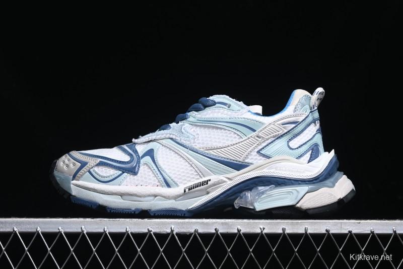 Balenciaga Runner Kith Four Color Retro Casual Sneakers - W3RXP9402