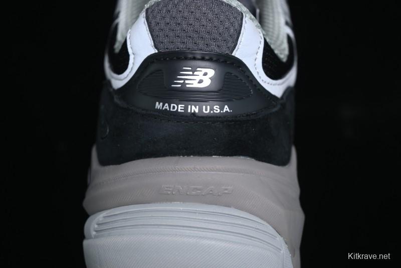 New Balance 990 Series High-End Made in USA Retro Casual Running Shoes - M990BK6