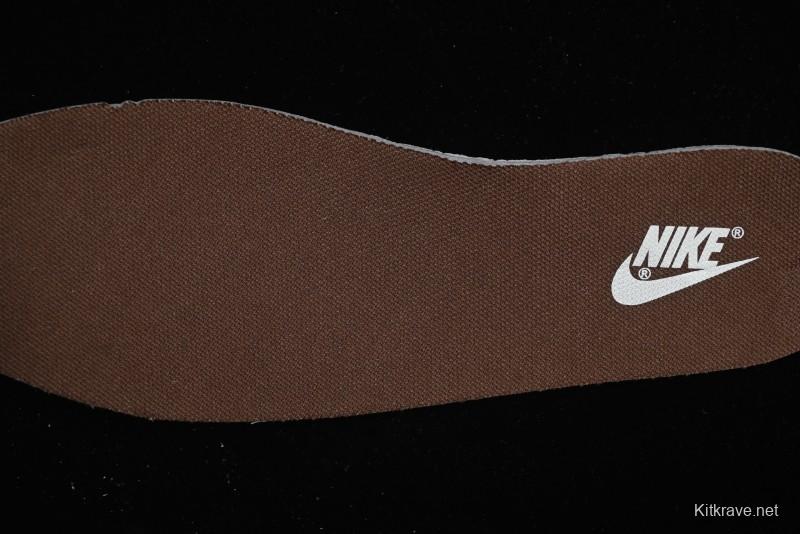 Nike Dunk Low Retro Casual Sneakers in Brown and Sail with Panda Mischief Skyline Theme - DD1503-124