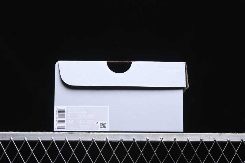 Nike Air Force 1 '07 Low Top-Grain Leather Casual Sneakers with Full-Length Air Cushion - DV0788-101