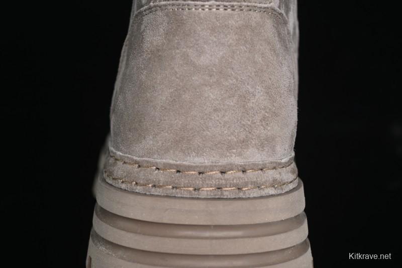 ECCO Cool Series Workwear Leather Anti-Slip Platform Chelsea Boots - 63890801001