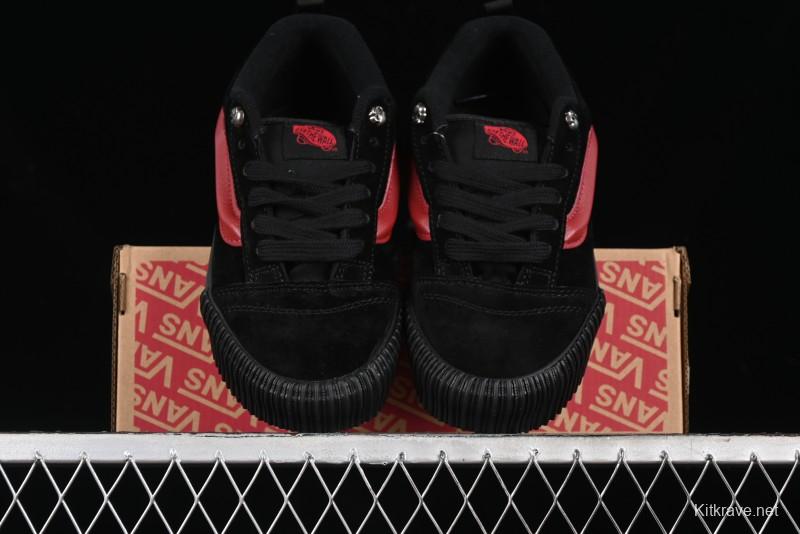 Vans Knu Skool Low Top Retro Casual Vulcanized Slip-On Shoes - VN0009QCSWE