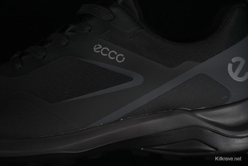 ECCO DRIVE Series Outdoor Waterproof Breathable Slip-Resistant Retro Fashion Patchwork Hiking Shoes - 88259401001