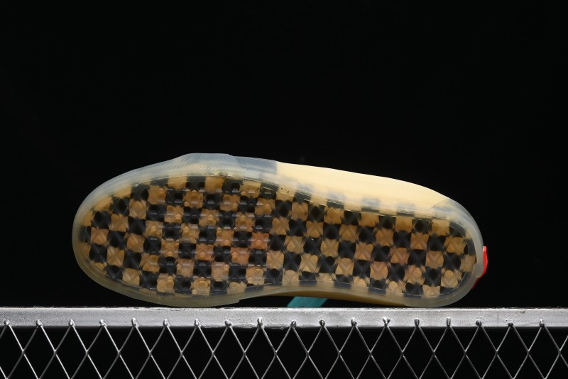 Palm Angels x Vans Sk8-Mid Collaboration Mid-Top Skate Shoes with Distressed Sole - VN000CRPGRN