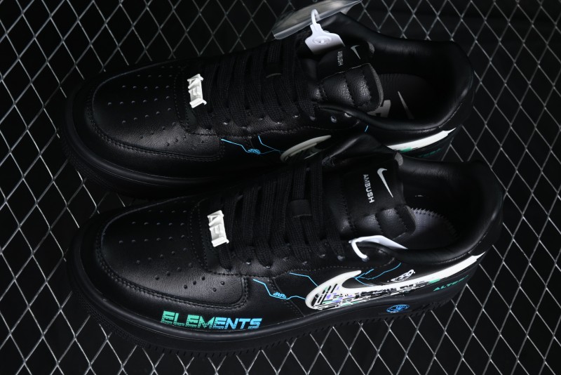 Nike Air Force 1 '07 Low Punk Future Cyberpunk Style Casual Sneakers - DV3464-011