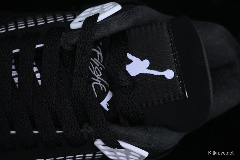 Nike Air Jordan 4 Retro White Thunder Basketball Shoes - FQ8138-001