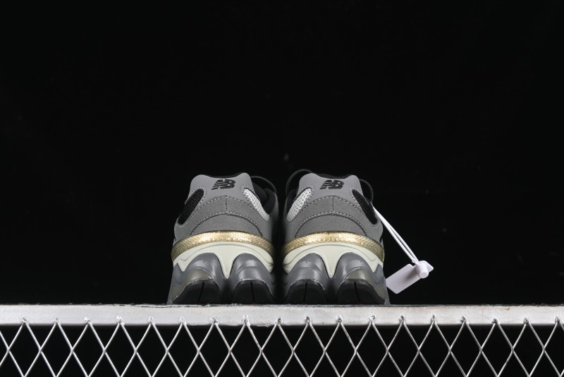 New Balance 9060 Series Hook and Loop Kids Sneakers - PV9060BLK