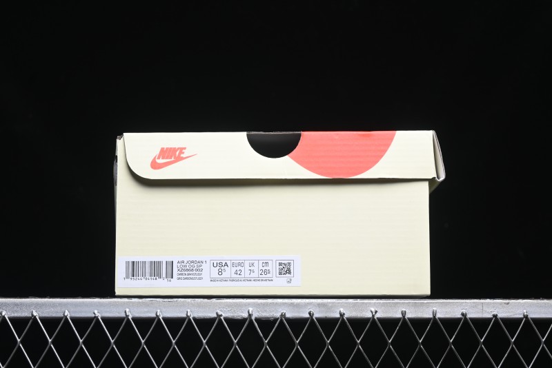 Nike Travis Scott x Fragment Design x Air Jordan 1 Low OG SP Casual Sneakers - XZ6868-002