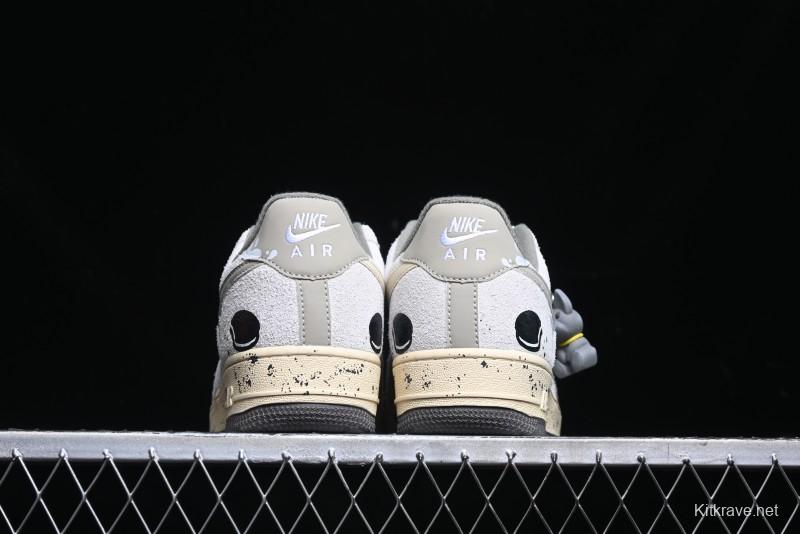 Nike Air Force 1 '07 Low Milk Cookie Custom Low-Top Casual Sneakers for Autumn Winter - KL1210-111