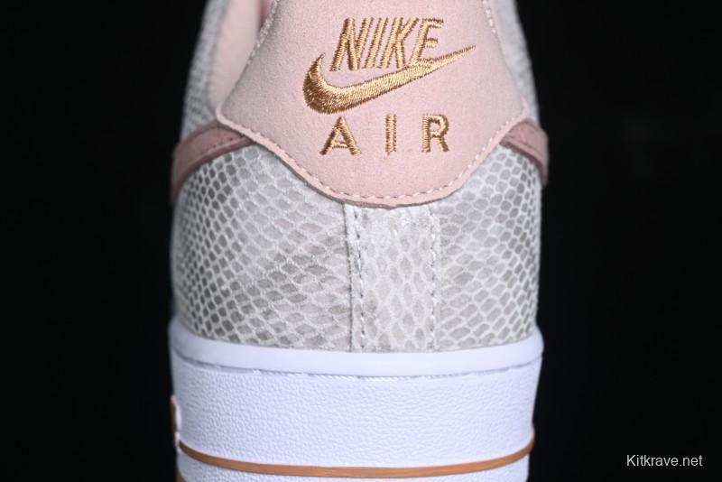 Nike Air Force 1 '07 Low Year of the Snake Themed Low-Top Casual Sneakers - HF2898-100