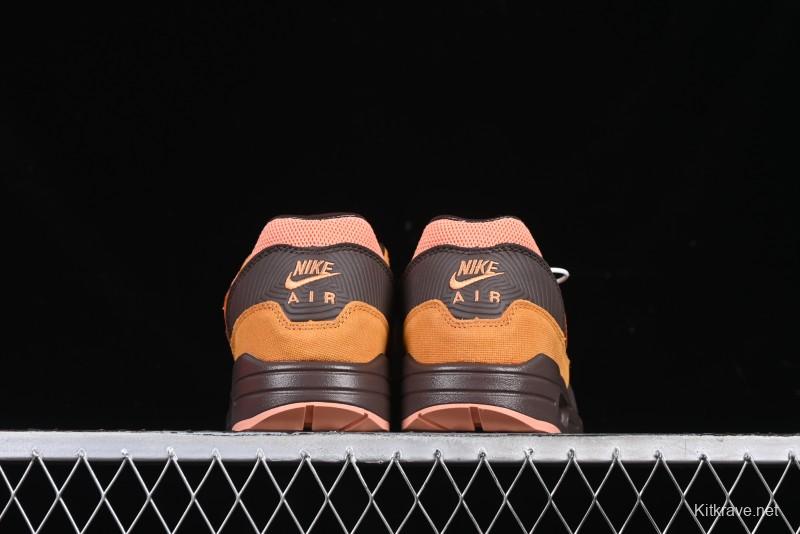 Nike Air Max 1 Retro Running Shoes with Half-Sole Air Cushion - HF7346-200