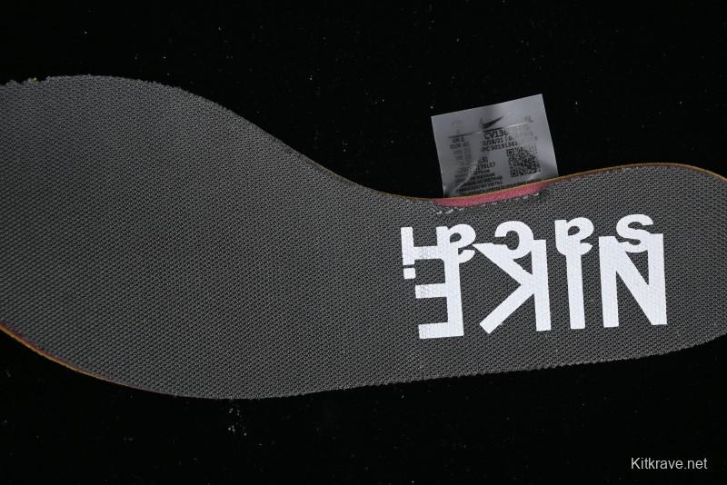 Nike Sacai VaporWaffle 3.0 Deconstructed Sneakers with Overlapping Swoosh and Double Tongue - CV1363-105