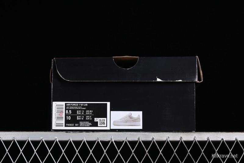 Nike Air Force 1 '07 Low Casual Sneakers with Full-Length Air Cushion - FN5832-001