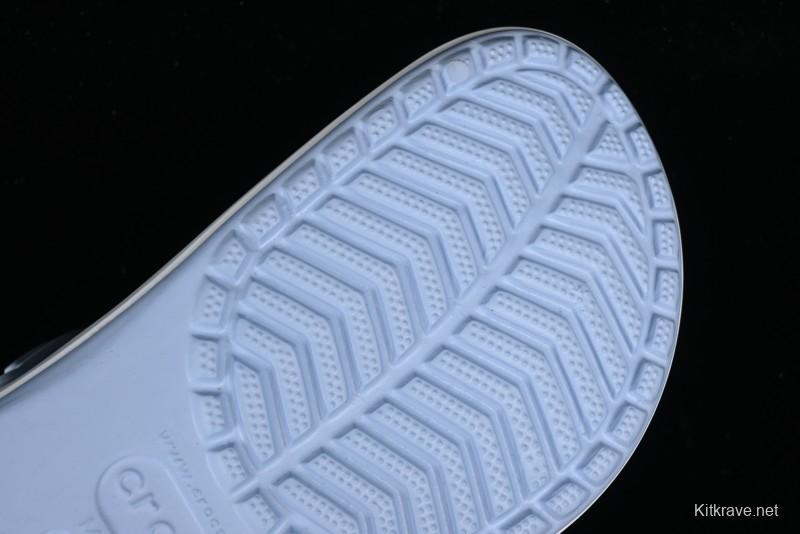 Crocs Crocband Platform Rainbow Comfortable Thick-Soled Clogs - B.D4