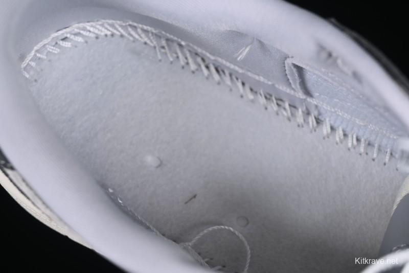 Nike Travis Scott x Fragment Design x Air Jordan 1 Low OG SP AJ1 Retro Sneakers in Traffic Grey - CF3688-055