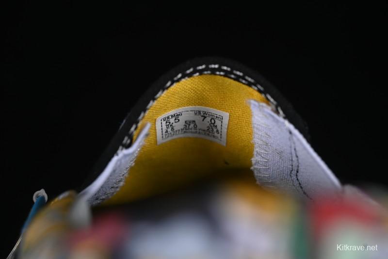 Vans Slip-on Pro Simpson Family All Over Print Low Top Skate Shoes - VN0A3WMD1TJ