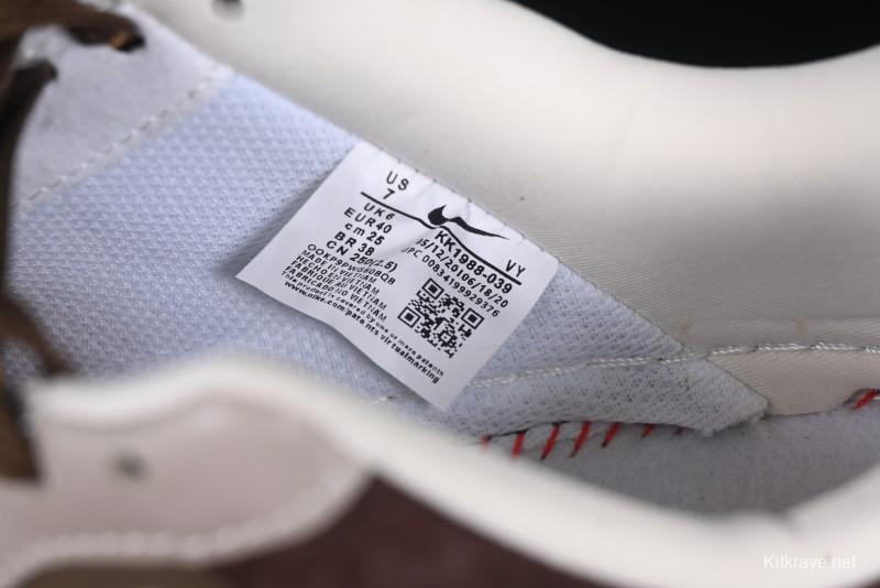 Nike Air Force 1 '07 Low BAPE Collaboration Grey Green Brown Low-Top Casual Sneakers - KK1988-039