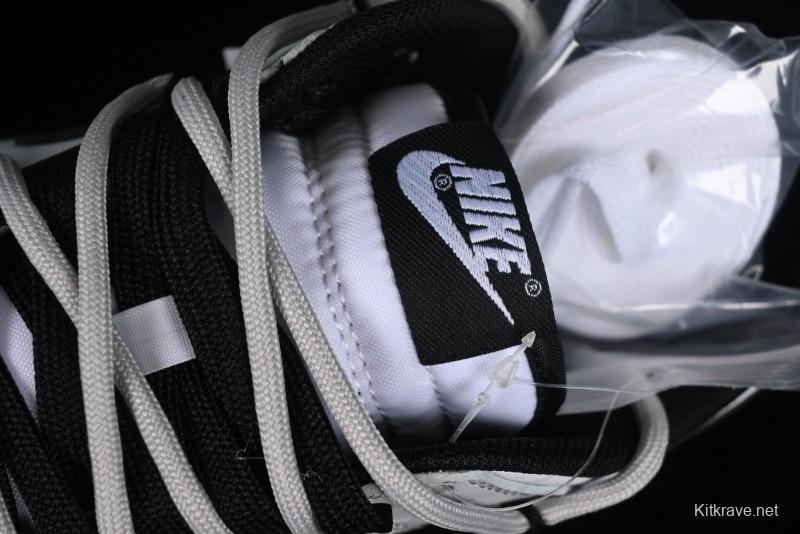 Nike Dunk Low Letter Panda Black Grey High Street Deconstructed SB Strap Low-top Casual Skate Shoes - CW1590-100