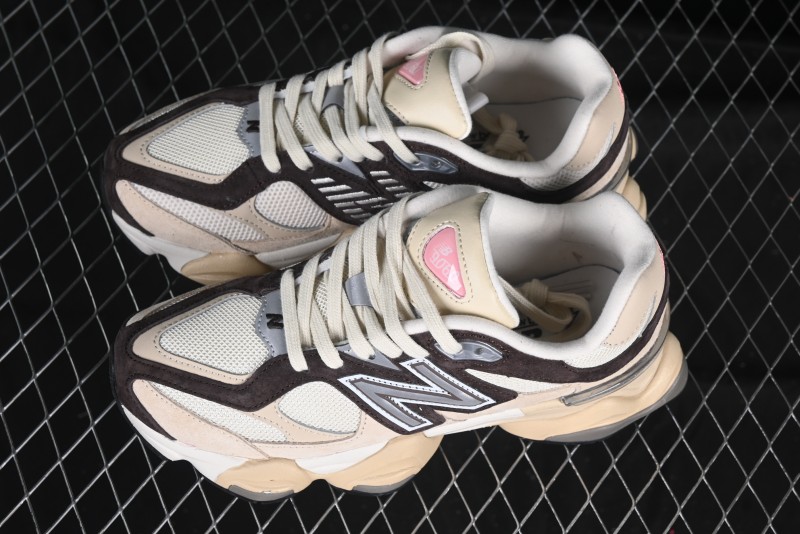 New Balance NB9060 Series Retro Casual Running Shoes with ABZORB Cushioning - U9060FLP
