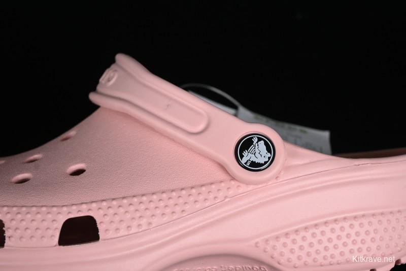 Crocs Classic Clog Quartz Pink Two-Way Beach Sandals with Ventilation Holes - B.D4