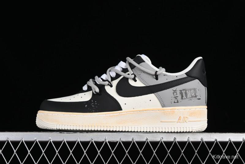 Nike Air Force 1 '07 Low Custom Hand-Painted Anime Theme Casual Sneakers with Strap - ZH0316-015