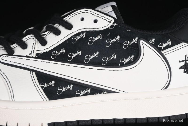 Nike Travis Scott x Fragment Design x Air Jordan 1 Low OG SP AJ1 Low Top Casual Sneakers - SJ2068-121