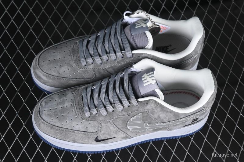 Nike Air Force 1 '07 Low UN Collaboration - Shadow Grey Pigskin Sneakers DF0188-018