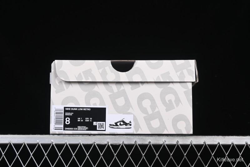 Nike SB Dunk Low The North Face Graffiti Black Swoosh Anniversary Custom Low-Top Casual Skate Shoes - DM6868-028