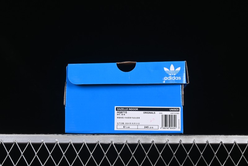 Adidas Originals Gazelle Indoor HQ8715 Retro Casual Anti-Slip Wear-Resistant Low-Top Sneakers