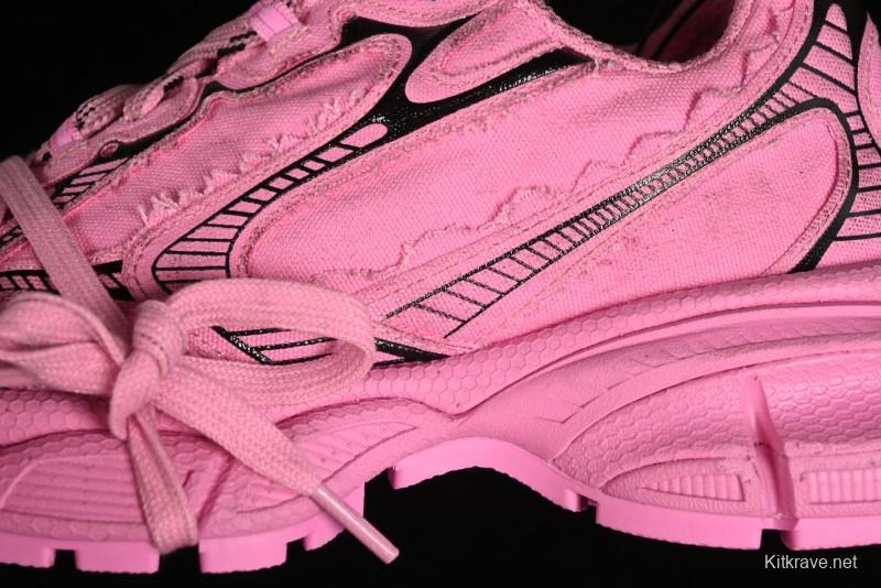 Balenciaga Phantom Sneaker Ten-Gen Trend Running Shoes with Transparent Heel Strap - W3XDC5000