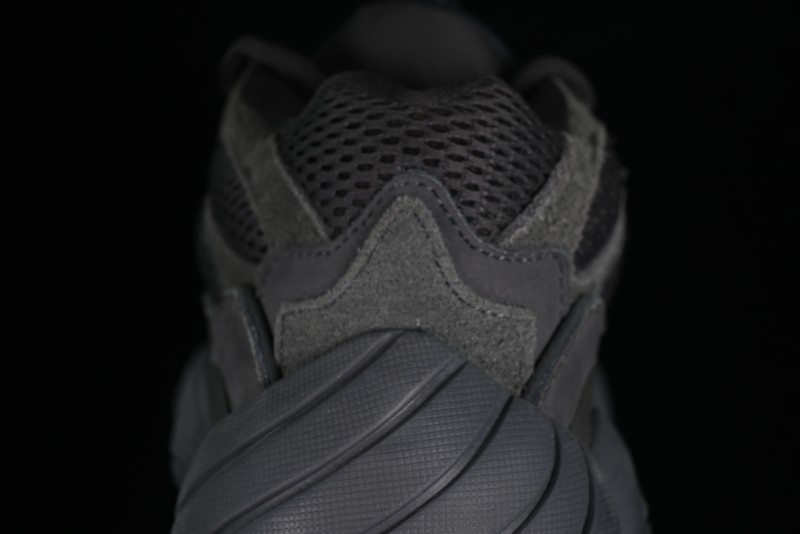Adidas Yeezy 500 Black Casual Running Shoes - F36640