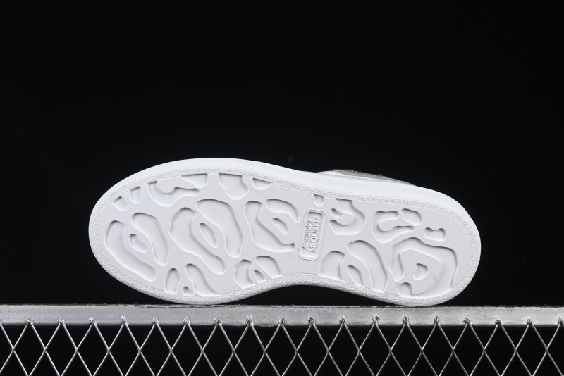 Alexander McQueen Oversized Sneakers with White Rhinestones - D.E5