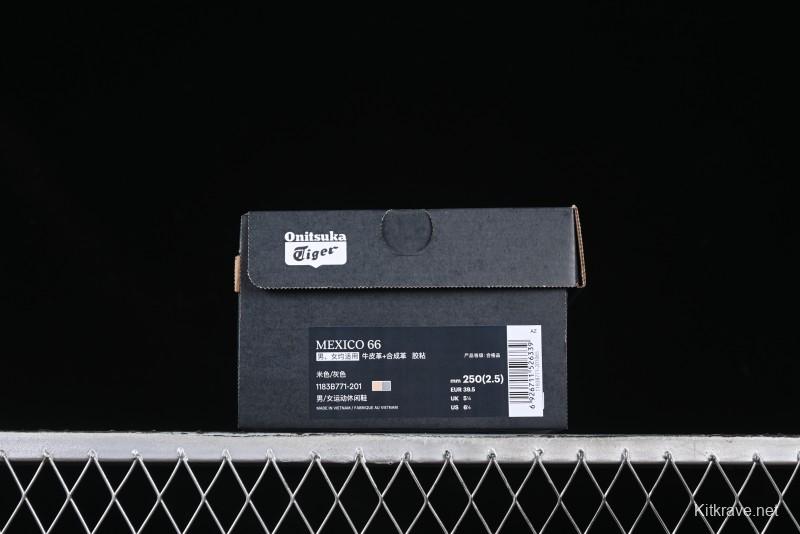 Onitsuka Tiger Mexico 66 Low-Top Leather Running Shoes - 1183B771-201
