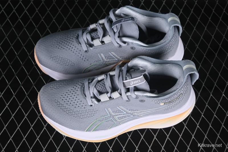 Asics Gel-Nimbus 26 Retro Breathable Casual Shoes Cushioned Men's Durable Running Shoes - 1012B601-020