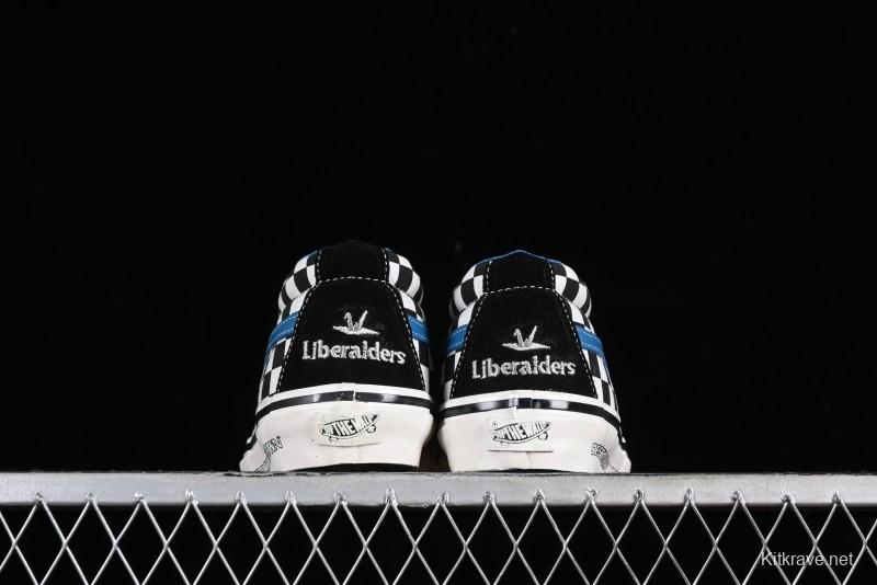 Vans SK8-Mid x Liberaiders Origami Checkerboard Mid-Top Casual Skate Shoes - VN0A3TKNQXH