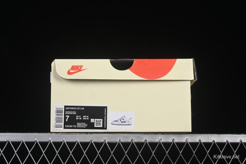 Nike Air Force 1 '07 Low Stussy Collaboration Beige Grey Casual Sneakers - XZ6188-726