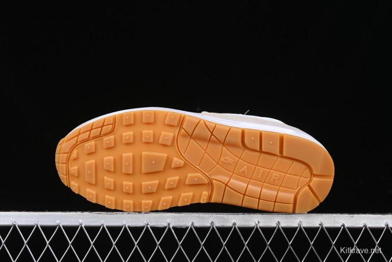 Nike Air Max 1 Retro Running Shoes with Half-Sole Air Cushion - AA0512-100