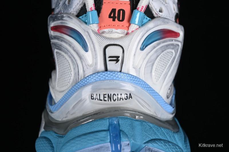 Balenciaga Runner Kith Four Color Retro Casual Shoes - W3RBW2325