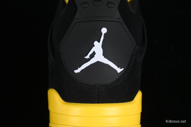 Nike Air Jordan 4 Retro Basketball Shoes Thunder - DH6927-017