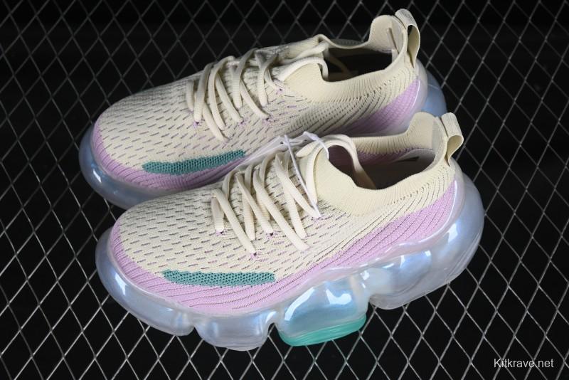 Grounds Big Bubble High Platform Sneakers in Cream Lilac - AJE5