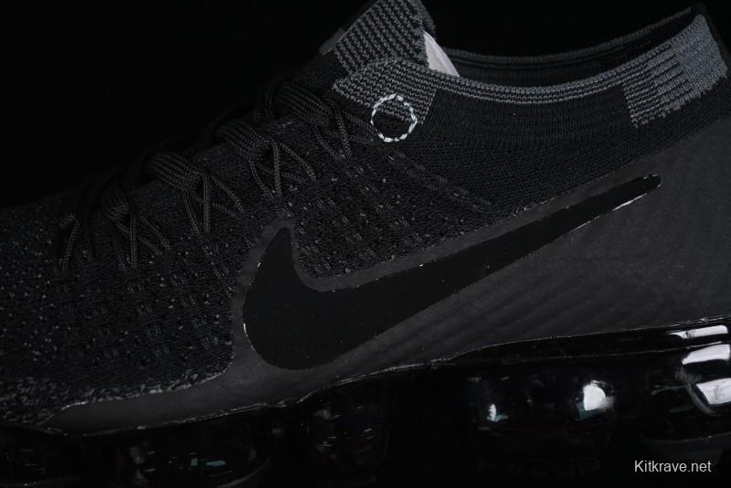 Nike Vapormax Flyknit Breathable Casual Running Shoes with Full-Length Air Cushion - 849558-007