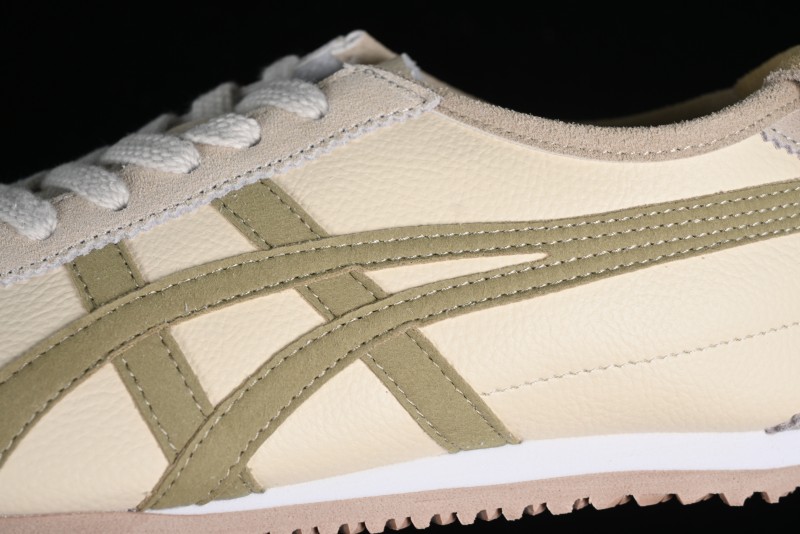 Onitsuka Tiger Mexico 66 Low-Top Leather Casual Running Shoes - 1183C076-101