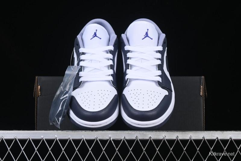 Nike Air Jordan 1 Low AJ1 Haze Purple Casual Sneakers - 553558-145