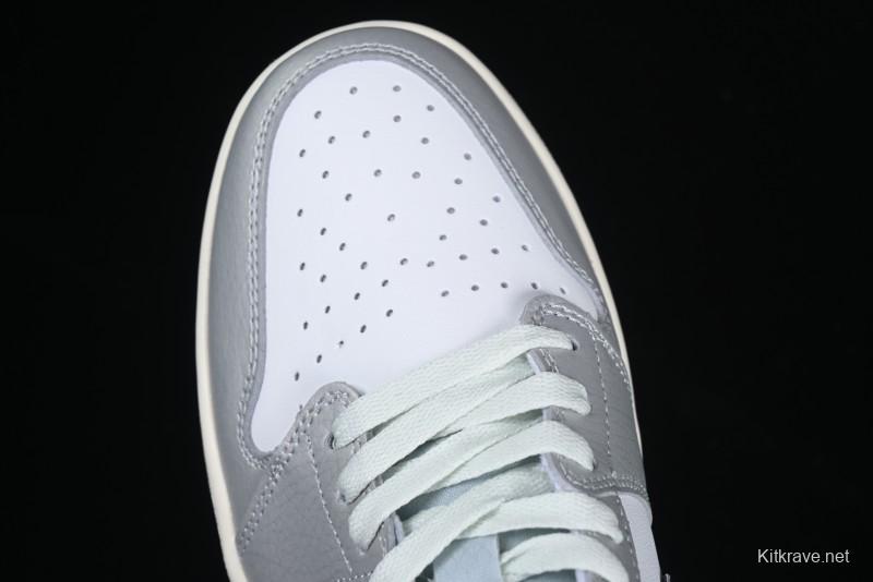 Nike Air Jordan 1 Low OG Retro Basketball Shoes Snake Year Limited Edition Silver Snake - HF3144-100
