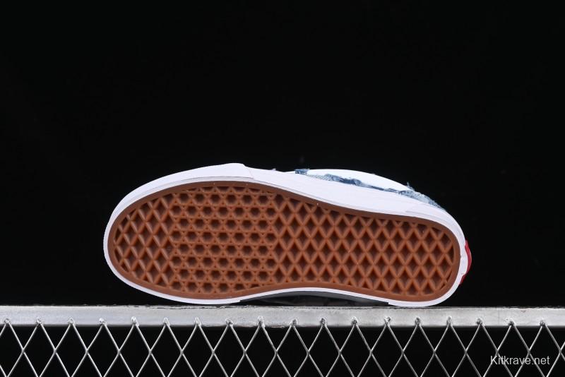 Vans Knu Skool Washed Tie-Dye Low-Top Casual Skate Shoes - VN000CS0239